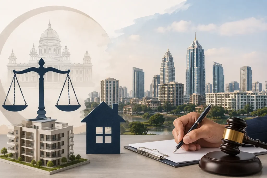 Real estate dispute resolution scene
